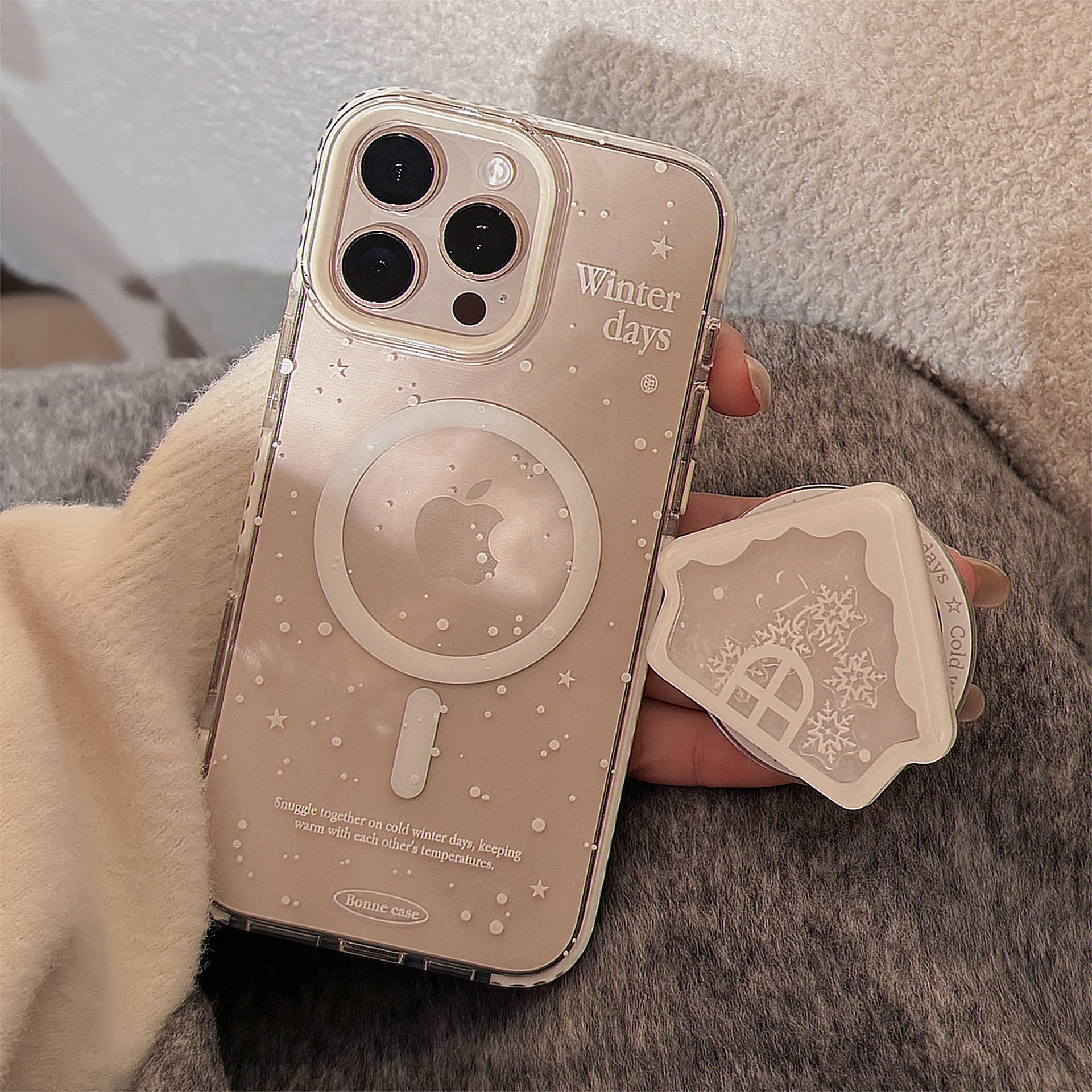 Snowflake Shake Le Magnetic Mobile Phone Case