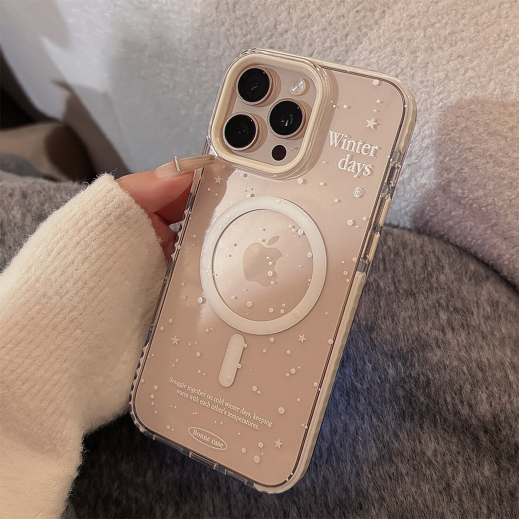 Snowflake Shake Le Magnetic Mobile Phone Case