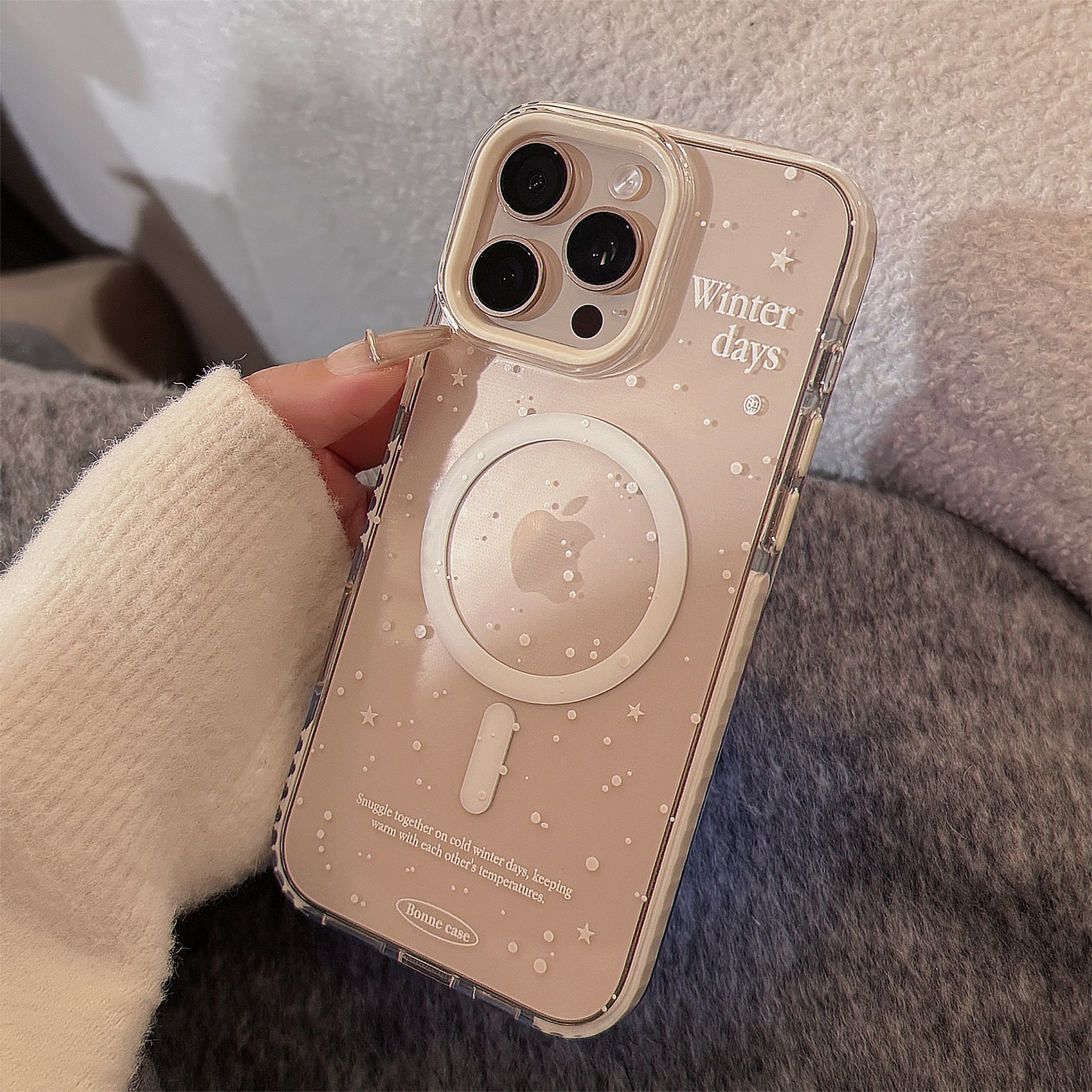 Snowflake Shake Le Magnetic Mobile Phone Case