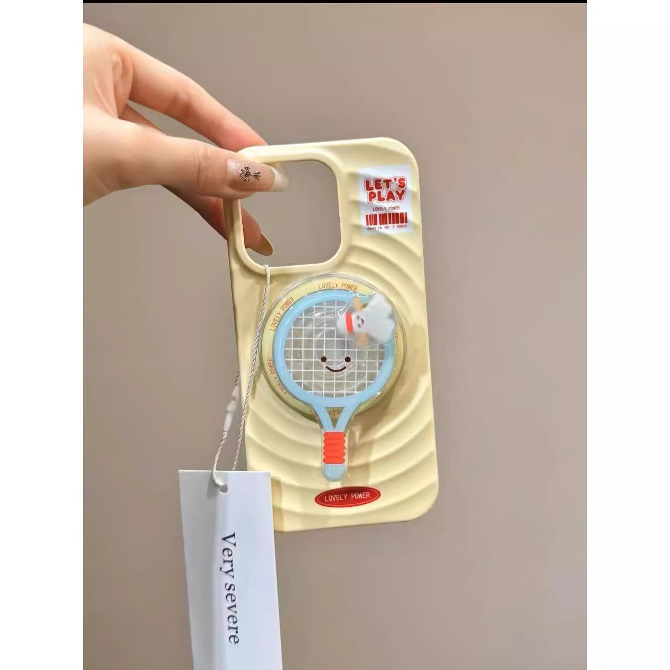 Badminton table tennis ripple magnetic case for iPhone X--16
