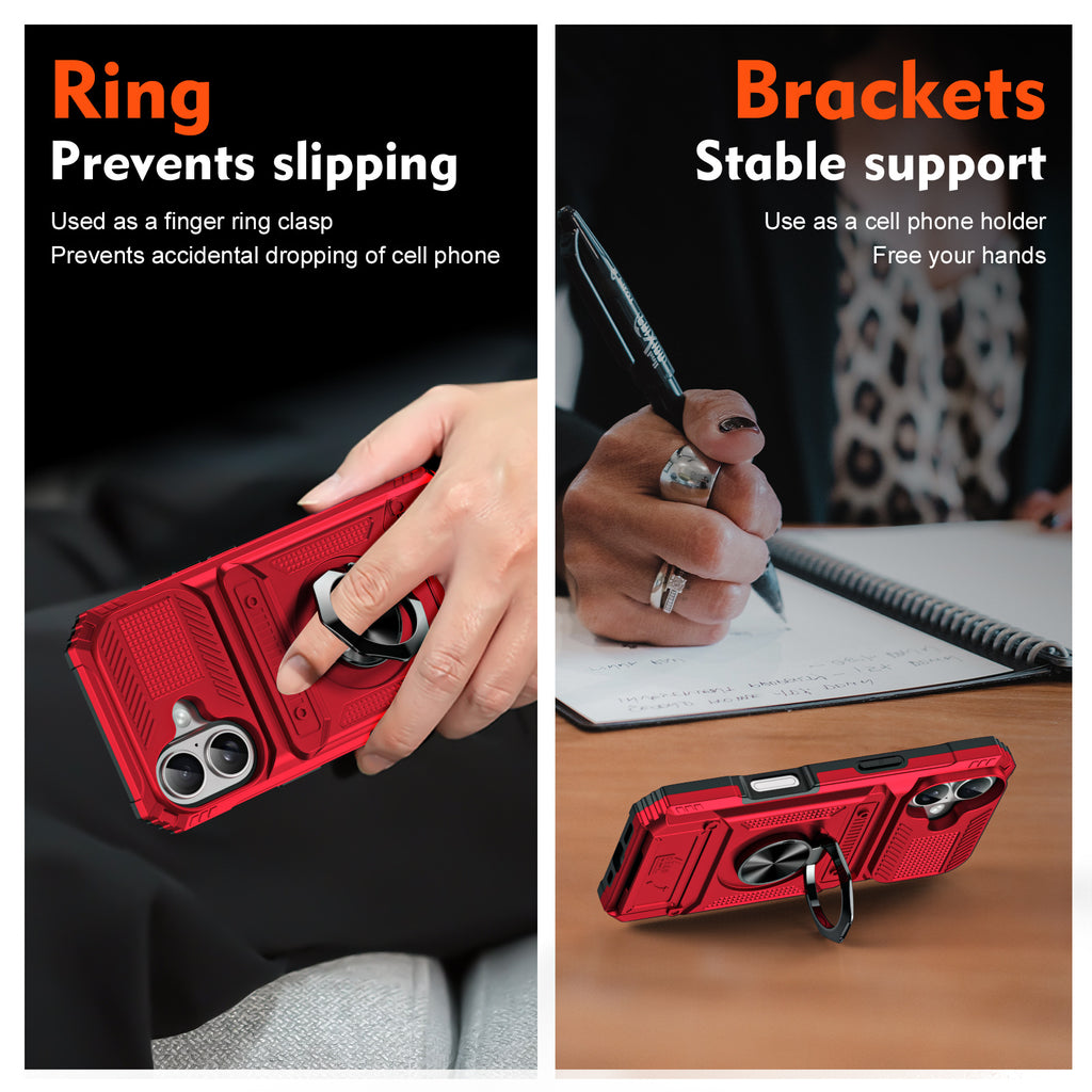 Anti-drop car magnet mobile phone case