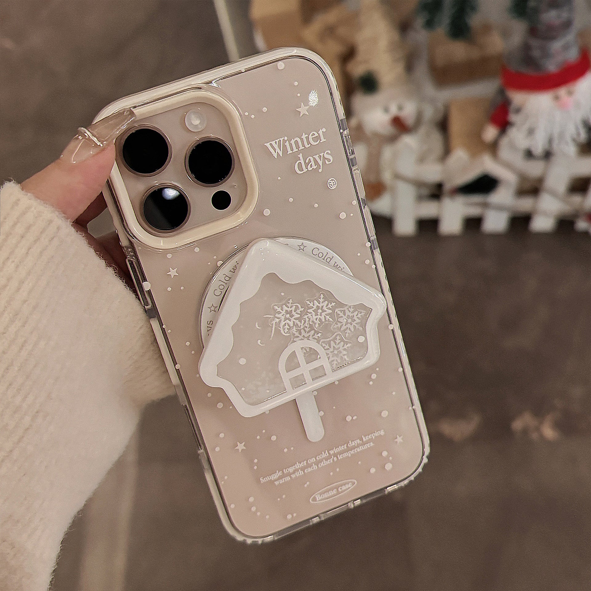 Snowflake Shake Le Magnetic Mobile Phone Case